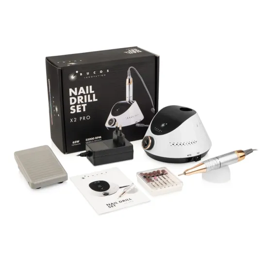 Bucos Nail Drill X2 PRO White Pearl 65W