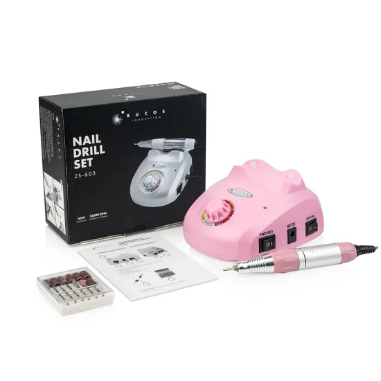 Bucos Nail Drill ZS - 603 PRO Pink 45W