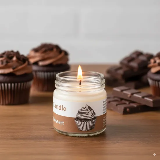 Парфюмированная массажная свеча  Touch Beauty - Chocolate Dessert 30 ml