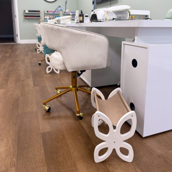 Подставка для сумки Butterfly white/beige Touch Beauty 