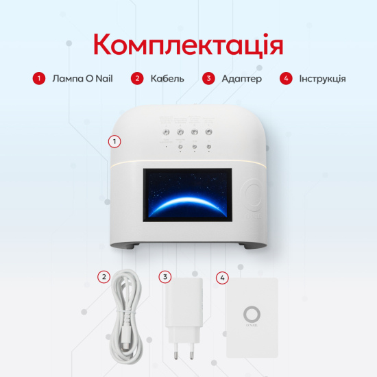Onail AI Lamp Лампа для маникюра с искусственным интелектом 