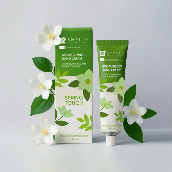 Увлажняющий крем для рук с маслом макадамии и жасмином Spring Touch Shelly 30 мл